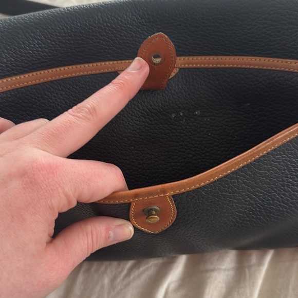 Dooney & Bourke Navy Leather Crossbody Bag - Picture 5 of 13